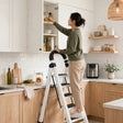 4-Step Folding Ladder With Safety Handle Step Ladders Step Ladders
