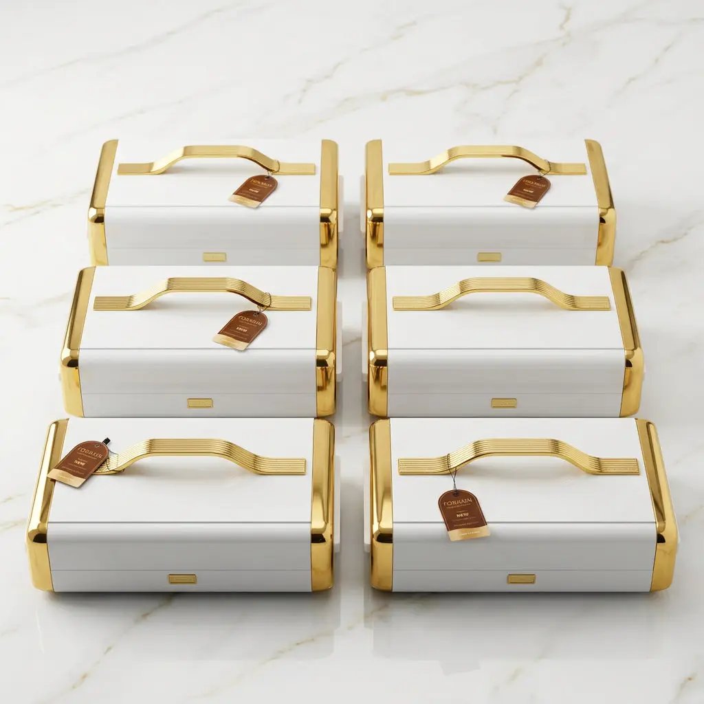 3-Piece Insulated Stainless Steel Hotpot Set Insulated Hotpot Set Chafing Dishes