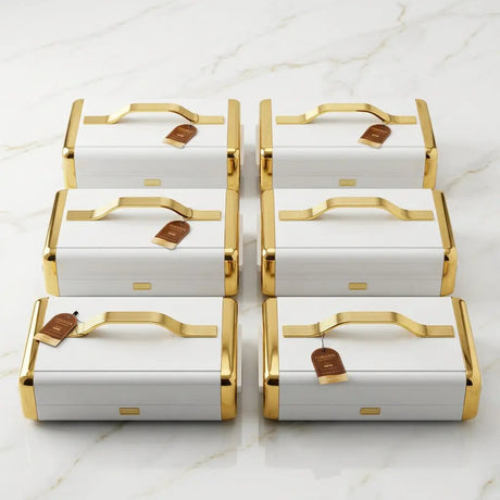 3-Piece Insulated Stainless Steel Hotpot Set Insulated Hotpot Set Chafing Dishes