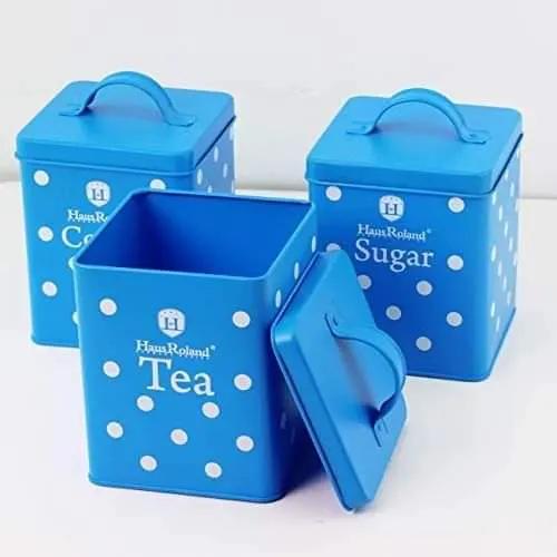 Haus Roland Bread Bin And Canister Set Bread Bin And Canister Set Food Storage Containers