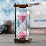 Sand Hourglass With Bamboo Stand Decorative Hourglass Hourglasses