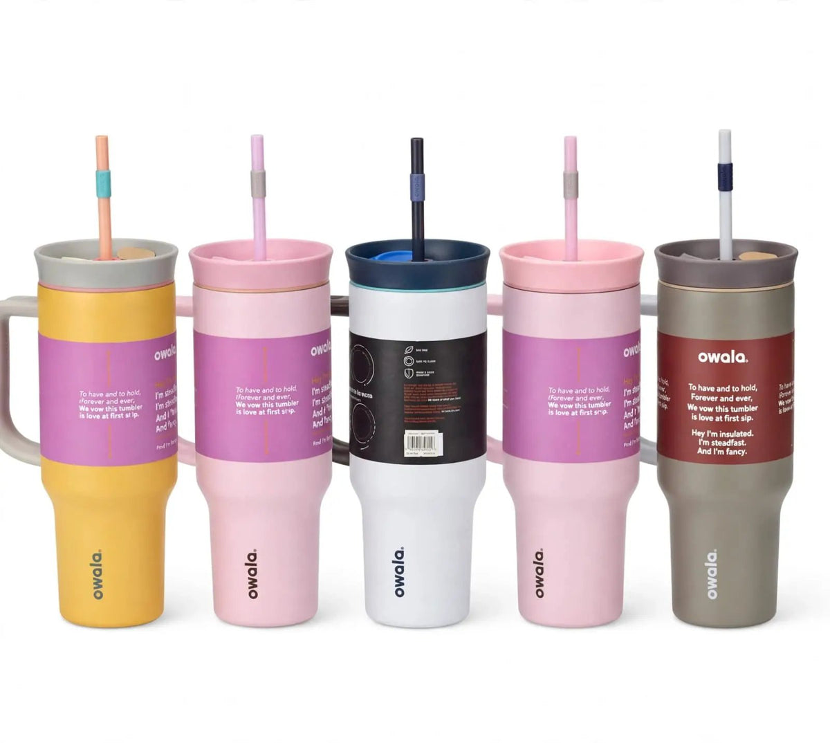 40oz Insulated Tumbler With Handle And Straw Insulated Tumbler Tumblers