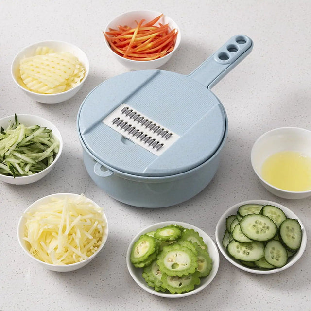 7-In-1 Vegetable Slicer And Shredder Vegetable Slicer Mandoline Slicers