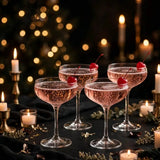 330ml Coupe Cocktail Glasses Set Of 4 Coupe Glass Set Coupe Glasses