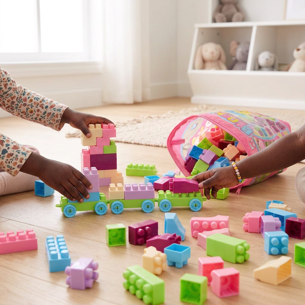 100-Piece Building Block Set Building Blocks Interlocking Blocks