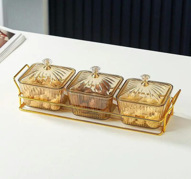 Amber Acrylic Seasoning Jar Set 2-Piece Seasoning Jar Set Food Storage Containers