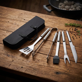 BBQ Grill Utensil Set With Storage Bag BBQ Tool Set Kitchen Utensil Sets