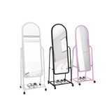 Full Length Dressing Mirror with Wheels-Furaha Finds