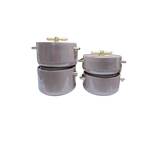 Antalya 4pcs Insulated Hotpot Set | Durable Hot Food Storage & Serving Set | Stackable Design (Brown)