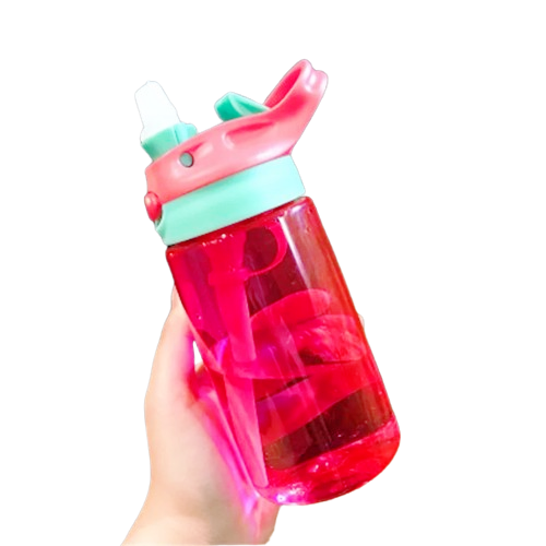 Children Adult Portable 500ml Capacity BPA-free Outdoor Sports Water Bottle Straw Cup Bottle | Travel | Adventure Drinking Water Bottle | Multiple Colors- Furaha Finds Kenya