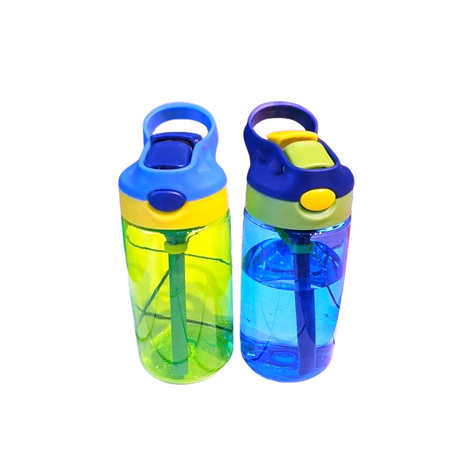 Children Adult Portable 500ml Capacity BPA-free Outdoor Sports Water Bottle Straw Cup Bottle | Travel | Adventure Drinking Water Bottle | Multiple Colors- Furaha Finds Kenya