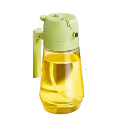 2in1 Glass Oil Dispenser | Stylish & Functional 450 ml Capacity- Furaha Finds Kenya