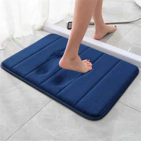 Furaha Finds High-Quality Absorbent Fabric Bathroom Door Mat