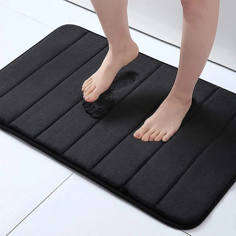 Furaha Finds High-Quality Absorbent Fabric Bathroom Door Mat