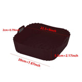 Reusable Silicone Air Fryer Mould | 22cm x 26cm | Nonstick, Secure, Flexible, Stain resistant, Heat-resistant