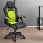 Rotatable Gaming PU Leather Office Armchair - Black, Green, Red | Ergonomic Study Chair for Home Office | Gaming Setups, Home Offices, Study Rooms.
