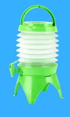 Collapsible Juice Liquids Dispenser | 7.5 Liters Capacity | Space Saving Design | Perfect for serving juices, flavored water, iced teas, & punch at parties