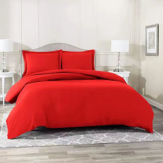 Extra King Size 7 ft x 8 ft Duvet Cover Set  |Soft Cotton Blend Fabric, Includes 2 Pillowcases | Ideal For Master Bedrooms and Large Beds