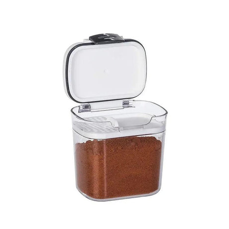 4pcs Airtight Storage Containers with Spoons | Durable Kitchen Storage Set | 4.6L, 2.7L, 1.3L, 0.35L | ABS + AS Material- Furaha Finds Kenya