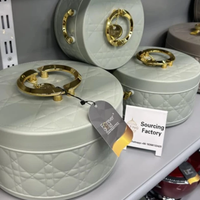 Luxurious Round Insulated Hotpots Set - 3 Piece (1.5L, 2L, 2.5L) Kitchenware Insulated Bags