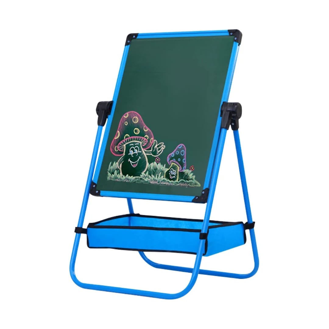 Magnetic Erasable Drawing Board 48×58cm - Double Sided ABS with Storage Tray