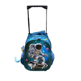 Kids' Trolley Backpack - Cute Cartoon Character with Smooth Wheels PP1-Grade 2