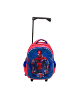 Kids' Trolley Backpack - Cute Cartoon Character with Smooth Wheels PP1-Grade 2