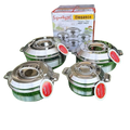 4pcs Stainless Steel Insulated Hotpot Set - 1L, 1.5L, 2.5L, 3.5L Kitchenware Serving Platters