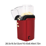 Automatic Electric Popcorn Machine – Mini Household Hot Air Popcorn Maker