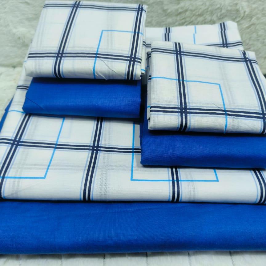 Cotton Printed Bedsheet Set - 6x7 ft