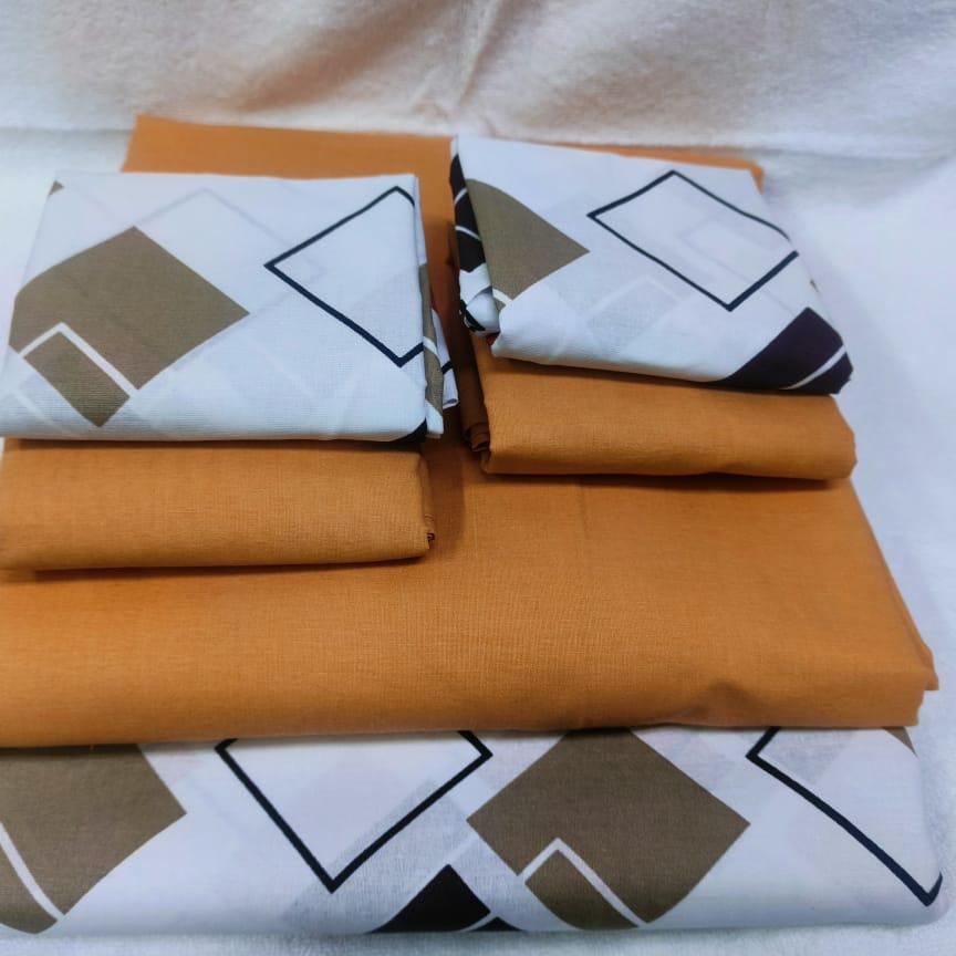 Cotton Printed Bedsheet Set - 6x7 ft