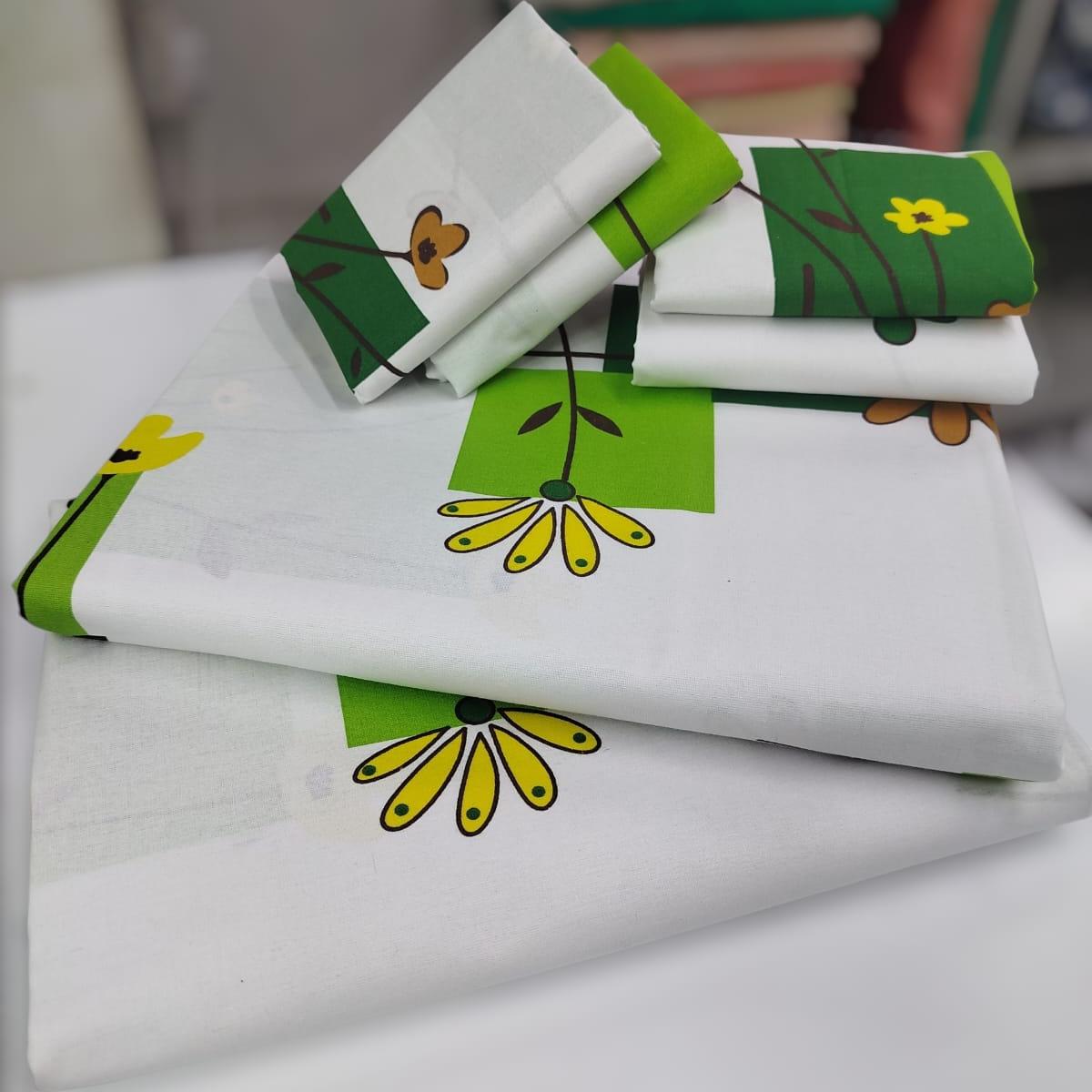 Cotton Printed Bedsheet Set - 6x7 ft