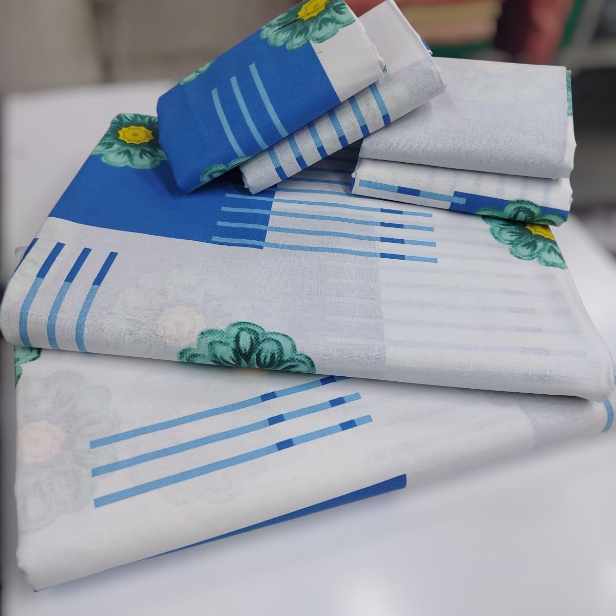 Cotton Printed Bedsheet Set - 6x7 ft
