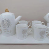 Luxurious Breakfast Tea Set - 8 Pieces Kitchen & Dining Tea Sets