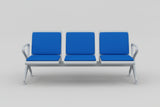 3-Seater Waiting Chair