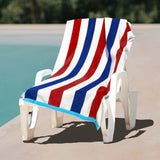 100% Cotton Stripped Beach Towels and Pool Towels Home & Living Beach Towels
