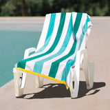 100% Cotton Stripped Beach Towels and Pool Towels Home & Living Beach Towels