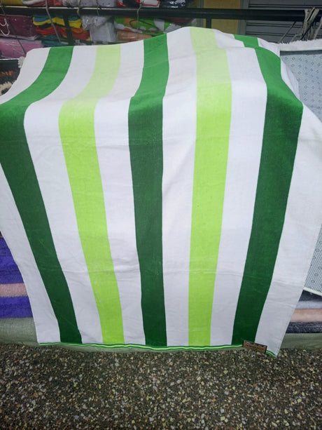 100% Cotton Stripped Beach Towels and Pool Towels Home & Living Beach Towels