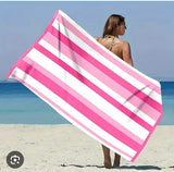 100% Cotton Stripped Beach Towels and Pool Towels Home & Living Beach Towels
