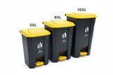 Big Capacity Dustbin - 100 Litres Home & Living Trash Cans