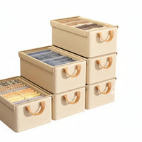 Foldable Multipurpose Organizer / Jeans Organizer with Cover Home & Living Closet Organizers