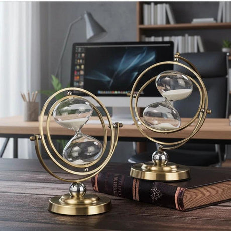 Creative Metal Hourglass Ornament Decor Decor Hourglasses
