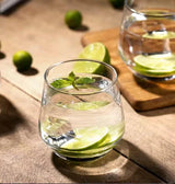 Moonlight Deli Glasses Set of 6 - 370ml Kitchen & Dining Tumblers