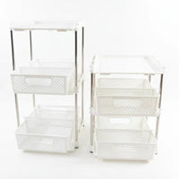 2 Piece Multifunctional Pull Out Rack Stainless Steel Non-Rust Organizer Home & Garden Household Storage Caddies