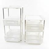 2 Piece Multifunctional Pull Out Rack Stainless Steel Non-Rust Organizer Home & Garden Household Storage Caddies