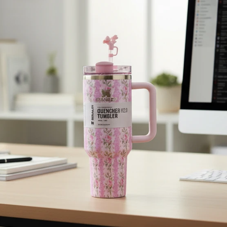 Floral Stanley Thermo Cup Kitchen & Dining Tumblers