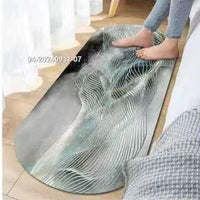 Warm Soft Oval Bedside Mat 60x180cm Easy Clean Bedroom Living Room Floor Rug Home & Garden Rugs