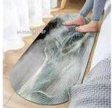 Warm Soft Oval Bedside Mat 60x180cm Easy Clean Bedroom Living Room Floor Rug Home & Garden Rugs