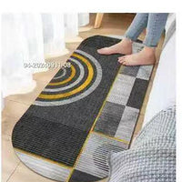 Warm Soft Oval Bedside Mat 60x180cm Easy Clean Bedroom Living Room Floor Rug Home & Garden Rugs