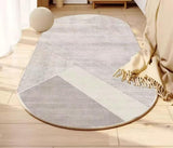 Warm Soft Oval Bedside Mat 60x180cm Easy Clean Bedroom Living Room Floor Rug Home & Garden Rugs